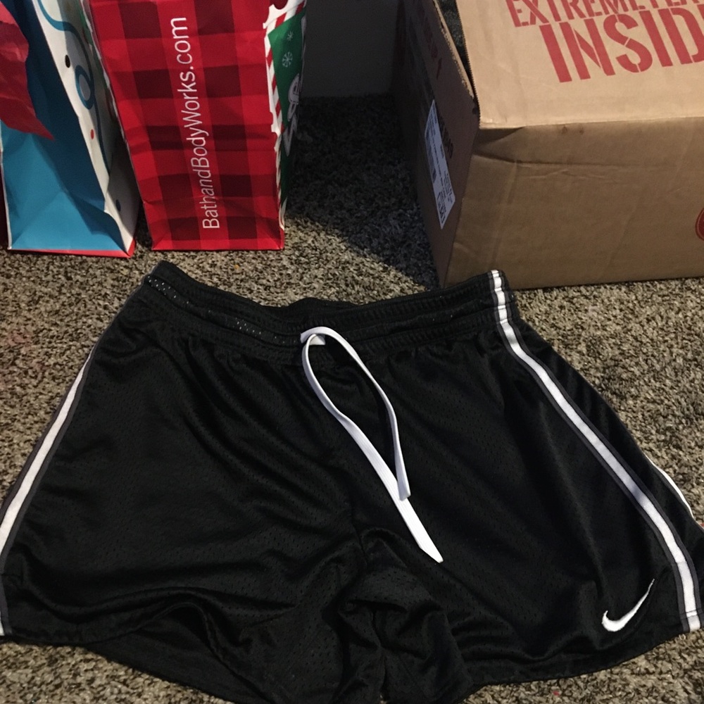 These are Nike basketball shorts.
